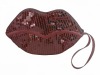 Wholesale fashion lip makeup bag