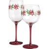 Wholesale hand made glassware/wine goblet/wine glass