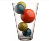 Wholesale V-shape Glass Vase/Clear Glassware