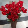 Wholesale vases artificial rose flower