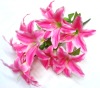 Wholesale 9 heads artificial lily flower