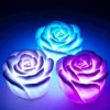 color changing LED rose candle