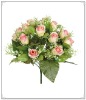 Wholesale 24H pink Rose Bud Bush