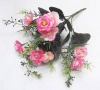 Wholesale 15 heads paris rose artificial flower