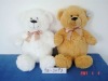 Wholesale soft cute plush and stuffed toys bear with ribbon