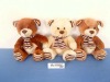 Wholesale small cute latest stuffed and plush teddy bear with scarf