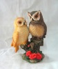 Wholesale Polyresin Owl Stand On the Tree Craft