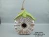 Wholesale ceramic red soil fashionable lovely glazed bird feeder apparatus perfect art and crafts porcelain