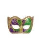 Wholesale Green, Purple and Gold Venetian Mask bsma-0726
