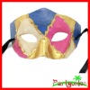 Wholesale Carnival Venetian Half-Mask: Pink & Blue