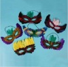 Wholesale fashion feather mask venetian eye mask party mask face mask decorative
