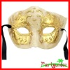 Wholesale Carnival Venetian Half-Mask: Gold