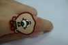 Wholesale christmas silicone finger ring as gifts