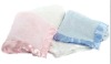 Wholesale baby fleece blanket with satin binding