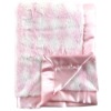 Wholesale 2011 pink satin baby coral fleece blanket