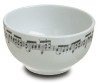 New product Elegant decaled porcelain bowl,ceramic bowl