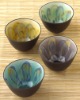 4Pcs ROUND CERAMIC BOWL
