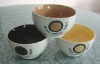 Wholesale 3Pcs ROUND CERAMIC BOWL