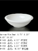 Wholesale porcelain narrow rim bowl