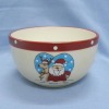 Wholesale Food safe christmas dolomite bowl