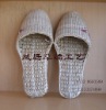 Wholesale Fashion!Handmade woven straw slippers,ladies bedroom slipper