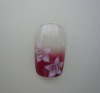 airbrush nail art, fashion design nail tips, artificial nails, airbrush nails,2 or 24pcs/box