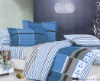 Wholesale Fancy stripe 100%cotton pigment printing 4pcs bedding set/pillow case/bed sheet/flat sheet/quilt cover(YSRSL)