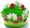 Wholesale non woven craft flower basket