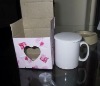 Wholesale porcelain mug, coffee mug with porcelain lid HFTCKV792