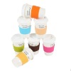 Wholesale ceramic mug cup with silicone lid ,accept OEM order