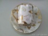 Fine Porcelain Coffee Set Gold Royal Ceramic coffee mug and saucer