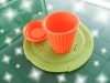Wholesale 2012 newest beautiful unbreakable silicone coffee mug