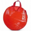 Wholesale handled fabric red bag with printing and lamination