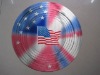 Wholesale American flag design metal wind spinner WWS142