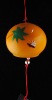 Wholesale orange glass printing Wind chime