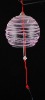 Wholesale Glass windchime with line twining