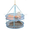 Wholesale Double fold laundry basket with the wind hook