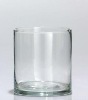Wholesale mouth blown clear cylinder glass vases