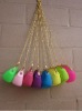 Wholesale cute silicone coin purse with metal chain