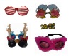 Wholesale popular party glasses/fashion party sunglasses(BSFG-0131)