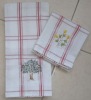 Wholesale 100% cotton embroidery kitchen towel