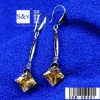 Wholesale clip earring with ring brass material,