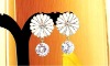 Wholesale 2012 Little Daisy hang clip type ear hole type earrings