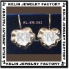 Wholesale Hot Sale Heart Clip-on Earring KL-ER-352-W