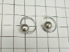 Wholesale fashion alloy earrings ,lovely steel earrings,hoop earrings