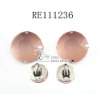 Wholesale fashion rhodium plated alloy earring
