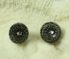 Wholesale New arrived Fashion design crystal alloy earrings