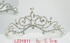 silver stunning rhinestone hairwear