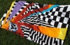 Wholesale 2012 New Year 21s Terry loop magnetic printing beach towel