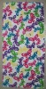 Wholesale 100%cotton velvet active printed beach towel